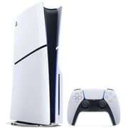 Sony PlayStation 5 Slim Disc Console 1TB White + DualSense Wireless Controller