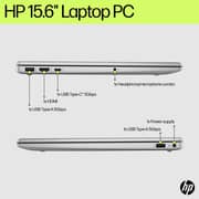 HP (2025) Laptop - 13th Gen / Intel Core i5-1334U / 15.6inch FHD / 512GB SSD / 16GB RAM / Shared Intel Iris Xe Graphics / Windows 11 Home / English & Arabic Keyboard / Natural Silver / Middle East Version - [15-FD0094NE]
