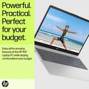 HP (2025) Laptop - 13th Gen / Intel Core i5-1334U / 15.6inch FHD / 512GB SSD / 16GB RAM / Shared Intel Iris Xe Graphics / Windows 11 Home / English & Arabic Keyboard / Natural Silver / Middle East Version - [15-FD0094NE]