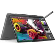 Lenovo Yoga 7 14IML9 2-in-1 Convertible (2025) Laptop - 1st Series / Intel Core Ultra 7-155H / 14inch WQXGA+ / 1TB SSD / 16GB RAM / Shared Intel Arc Graphics / Windows 11 Home / English & Arabic Keyboard / Storm Grey / Middle East Version - [83DJ003PAD]