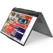 Lenovo Yoga 7 14IML9 2-in-1 Convertible (2025) Laptop - 1st Series / Intel Core Ultra 7-155H / 14inch WQXGA+ / 1TB SSD / 16GB RAM / Shared Intel Arc Graphics / Windows 11 Home / English & Arabic Keyboard / Storm Grey / Middle East Version - [83DJ003PAD]