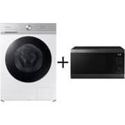 Samsung Series 8 Front Load Washing Machine 11 kg WW11BB944 + Samsung MS32D Microwave Oven