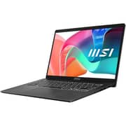 MSI Modern 14 (2025) Laptop - 13th Gen / Intel Core i7-1355U / 14inch FHD / 512GB SSD / 16GB RAM / Shared Intel Iris Xe Graphics / Windows 11 Home / English & Arabic Keyboard / Platinum Gray / Middle East Version - [F13MG-051AE]