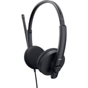 Dell WH1022 Stereo Wired Over Ear Headset Black