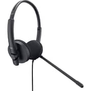 Dell WH1022 Stereo Wired Over Ear Headset Black