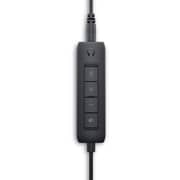 Dell WH1022 Stereo Wired Over Ear Headset Black