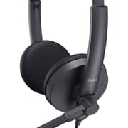 Dell WH1022 Stereo Wired Over Ear Headset Black