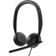 Dell WH3024 Wired Over Ear Headset Black