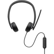 Dell WH3024 Wired Over Ear Headset Black