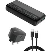 Ravpower 3-in-1 Travel Charging Combo Black