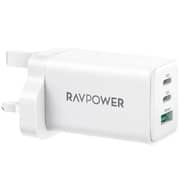 Ravpower GaN 3-Port Wall Charger White