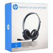 HP DHE-8009 Wired Over Ear Gaming Headphones Black
