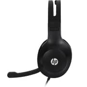 HP DHH-1601 P2 Wired Over Ear Gaming Headphones Black
