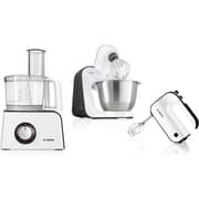 Bosch Styline Hand Mixer 450W with Turbo Whisk, White – MFQ4020GB