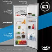 Beko Top Mount Refrigerator 350 Litres RDNE350K30XBN
