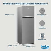 Beko Top Mount Refrigerator 350 Litres RDNE350K30XBN