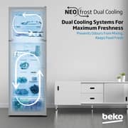 Beko Top Mount Refrigerator 350 Litres RDNE350K30XBN