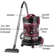 Nikai Vacuum Cleaner with Blower Function, 2000W – NVC350TX