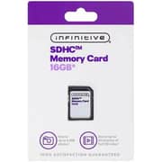 Infinitive SDHC Memory Card 16GB Black SDHC-W11102-0523-L