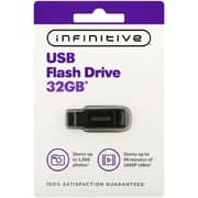Infinitive USB Flash Drive 32GB Black 80-56-19289-032G