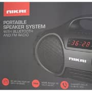 Nikai Portable Bluetooth Speaker Black - NBTS3040