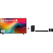 LG 75inch NANO80T6A Nano Cell 4K Smart Television (2025 Model) + S65TR Sound Bar 5.1ch 600W