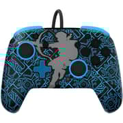 PDP Sheikah Shoot Rematch Glow Wired Controller Black/Blue