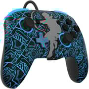 PDP Sheikah Shoot Rematch Glow Wired Controller Black/Blue