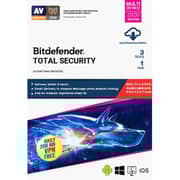 Bitdefender Total Security 1 Year 3 Devices
