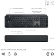 Logitech MX Keys S Combo English Keyboard And Mouse Graphite 