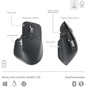 Logitech MX Keys S Combo English Keyboard And Mouse Graphite 