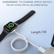 Choetech Fast Magnetic Watch Charger White