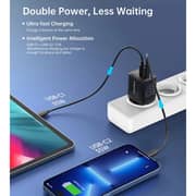 Choetech GaN Dual C Port Wall Charger Black