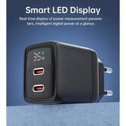 Choetech GaN Dual C Port Wall Charger Black