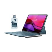 Lenovo Yoga Tab Plus Tablet - WiFi 256GB 16GB RAM 12.7inch Tidal Teal + Lenovo 2-in-1 Keyboard Pack + Lenovo Tab Pen Pro + LT310 Yoga True Wireless Earbuds
