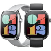 Mibro C4 Smartwatch with Heart Rate Monitor, Dark Gray/Black – XPAW021GRAY