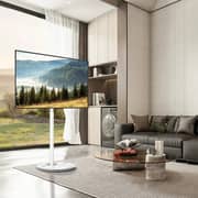 Swivel Floor TV Stand For 32