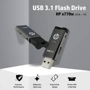 HP Flash Drive USB 3.1 128GB Mettalic Black HPFD770W-128