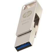 HP Flash Drive USB 3.2 64GB Metallic Silver HPFD206C-64