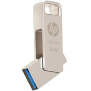 HP Flash Drive USB 3.2 64GB Metallic Silver HPFD206C-64