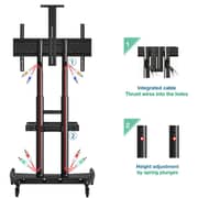 Newstar Sturdy TV Cart Stand Black
