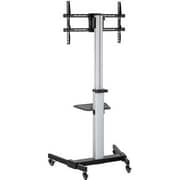 Newstar Sturdy TV Cart Stand Silver/Black