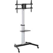 Newstar Sturdy TV Cart Stand Silver/Black