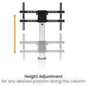 Newstar Sturdy TV Cart Stand Silver/Black