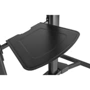 Newstar Telescopic TV Cart Stand Matte Black