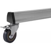Newstar Height Adjustable TV Stand Silver/Black