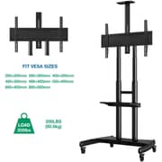 Newstar Sturdy TV Cart Stand Black