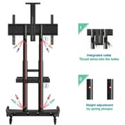 Newstar Sturdy TV Cart Stand Black