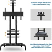 Newstar Sturdy TV Cart Stand Black