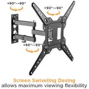 Newstar Economical Full Motion TV Mount Black